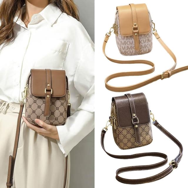 【KT DADA】復古包包 印花包包 可愛小包包 小眾包包 側背包 小方包 斜背手機包 吐司包 生日禮物 皮革包包