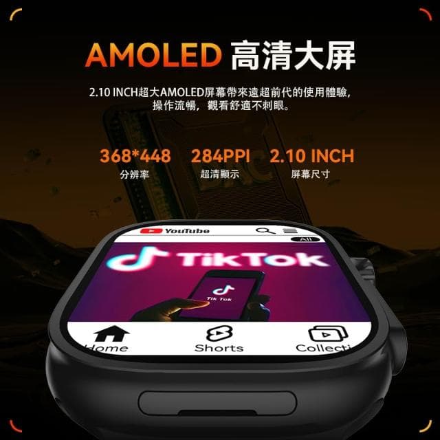 可插SIM卡 智慧手錶📶可視頻通話 支援LINE通話FB訊息📱 拍照防水運動款 男女適用 智能手錶 智慧手環