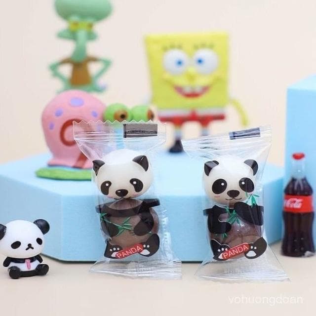 心心相印 熊貓麥麗素巧克力夾心巧克力豆兒童休閒零食小喫小零食散裝糖果