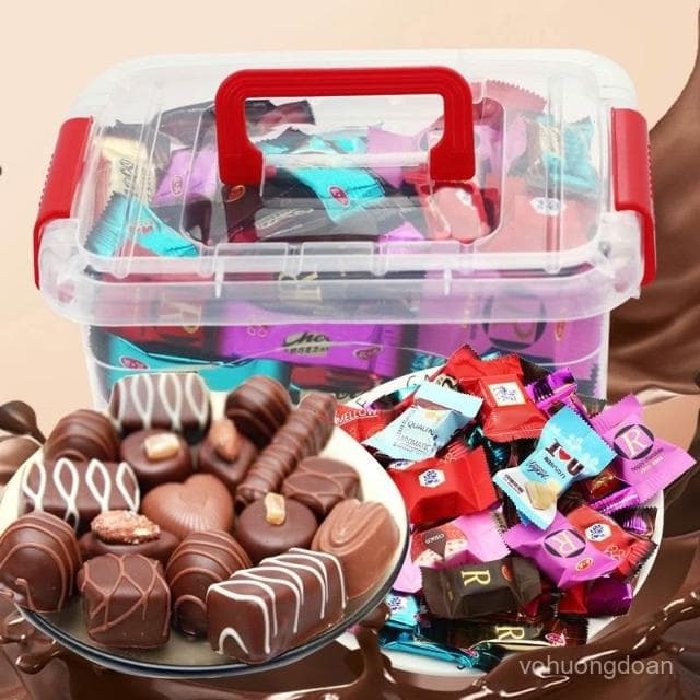 心心相印 巧克力代可可脂黑巧克力白巧克力夾心巧克力喜糖巧克力零食批髮