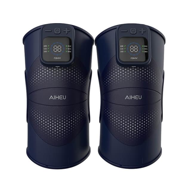 【LADUTA 拉布塔】（石墨烯發熱）智能護膝按摩器 5檔熱敷+震動按摩 5000mAh大電量 語音播報 一鍵操作 長輩自用送禮首選