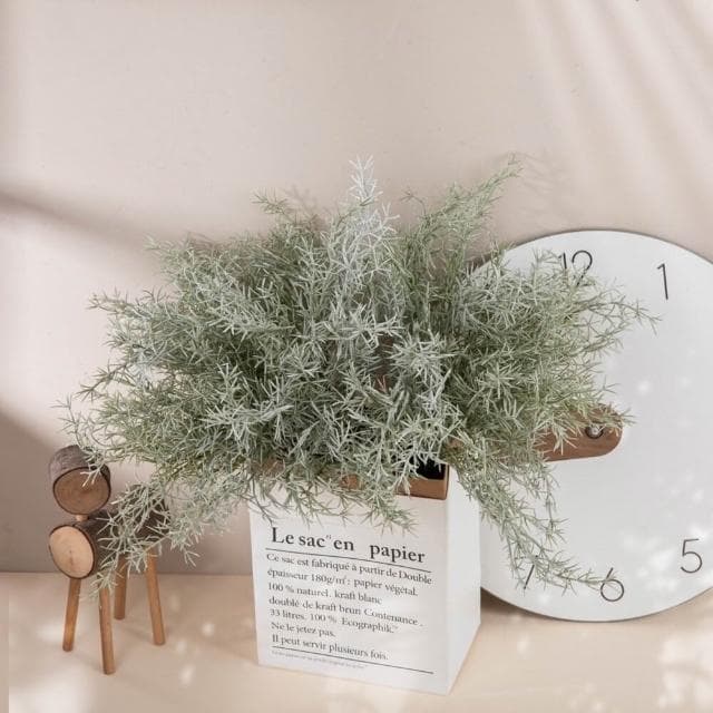 森林海仿真香草 植物盆栽 拍照道具 綠植假花 仿真綠葉 擺拍裝飾 設計師款