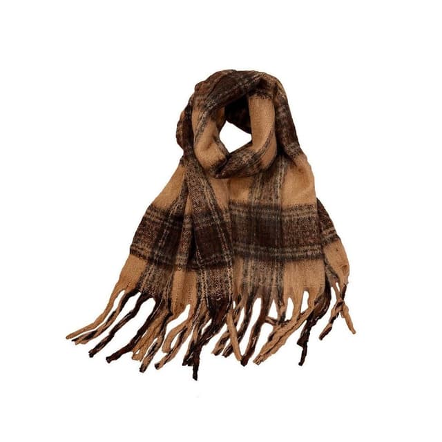 圍巾仿羊絨圍巾女秋冬季新款加厚保暖圍脖顯白流蘇中長款百搭圍巾保暖披肩圍巾質感圍巾冷氣披肩空調百搭保暖圍脖防風圍脖韓版圍巾