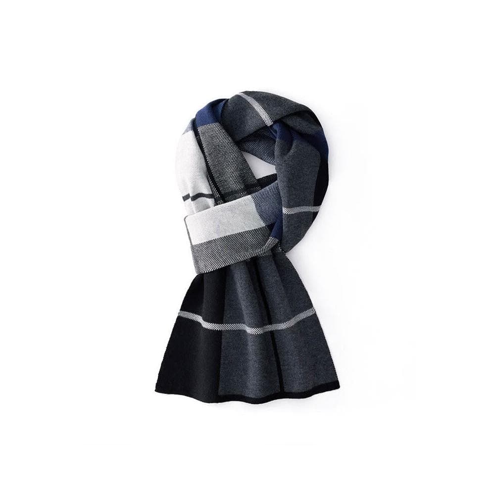 圍巾男桑蠶絲圍巾高級感秋冬季百搭保暖加厚真絲針織圍脖男士戶外防寒圍脖男士時尚保暖質感親膚圍巾圍脖防風圍脖披肩男士針織圍巾