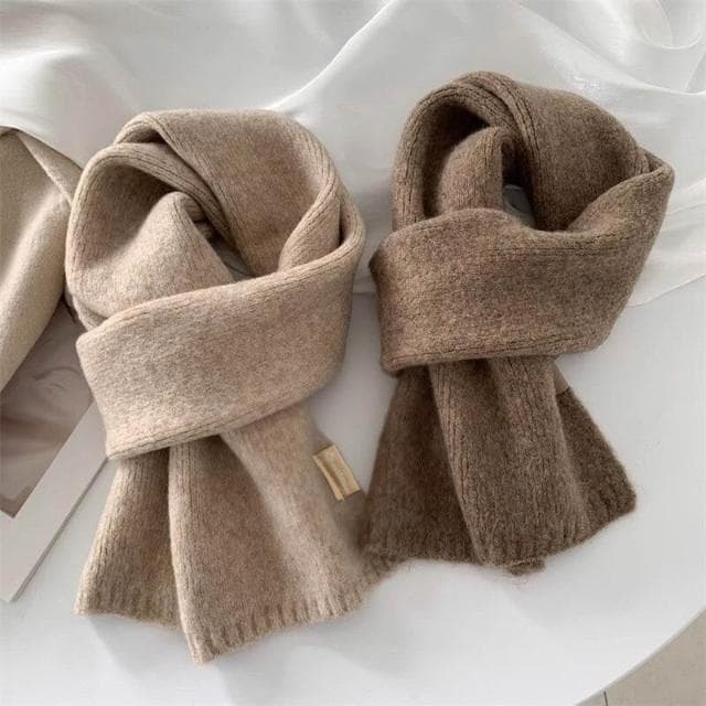 圍巾韓版百搭圍巾女新款加厚保暖護頸針織圍脖高級感學生情侶圍巾圍巾百搭圍脖質感保暖圍巾素面圍巾韓版圍脖披肩長款披肩圍脖冬天