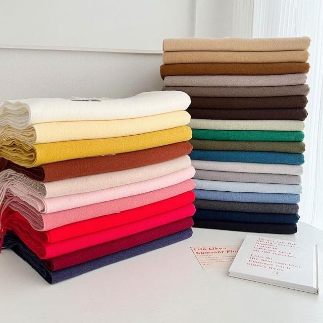 圍巾女百搭簡約純色保暖圍巾溫柔風韓版時尚氛圍感流蘇披肩圍脖女保暖披肩圍巾質感圍巾冷氣披肩空調百搭保暖圍脖防風圍脖韓版圍巾