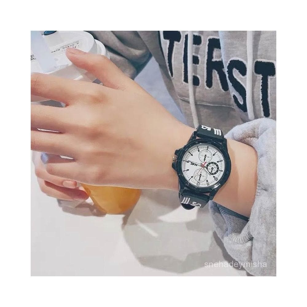2025高顔值牌手錶男學生夜光情侶初高中生簡約小衆石高級感網紅