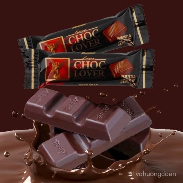 心心相印 京特純黑巧克力休閒零食結婚喜糖網紅糖果批髮散裝年貨情人節禮物