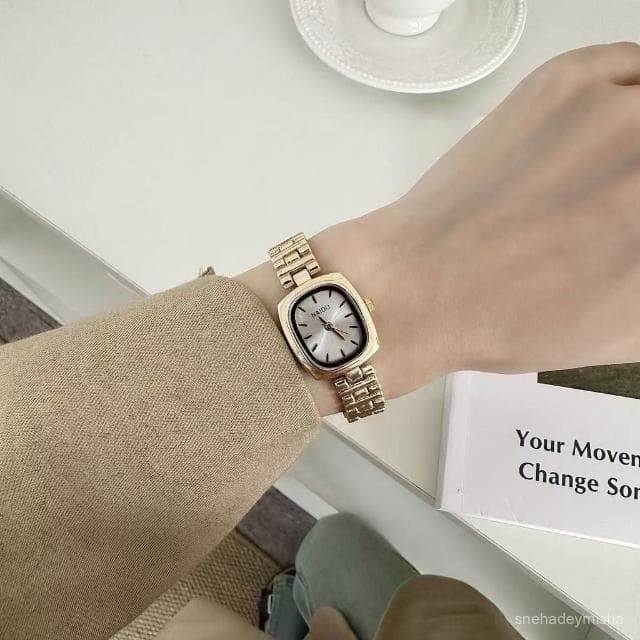 曉君精選 新款小方錶氣質簡約細帶高級女士手錶防水小金錶時尚輕奢爆款腕錶