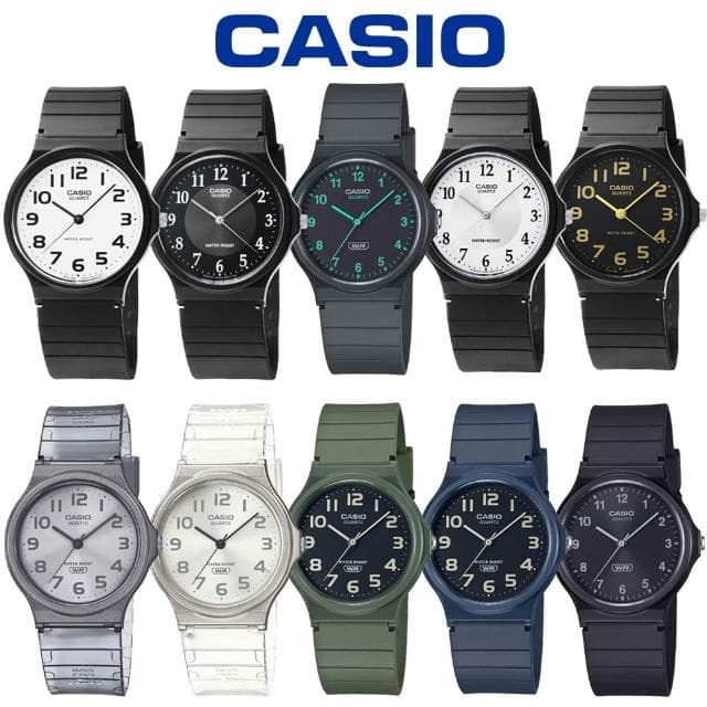 【CASIO 卡西歐】【柒號本舖】CASIO卡西歐薄型指針石英錶 MQ-24系列 男錶 女錶 學生錶 台灣公司貨