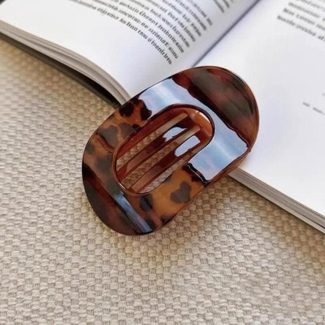 鯊魚夾女髮夾一字夾扁平抓夾不硌頭發卡大號後腦勺鮑魚盤發夾高級感2025新款鴨嘴夾女( 聖誕節 生日 髮飾 頭飾 禮物)