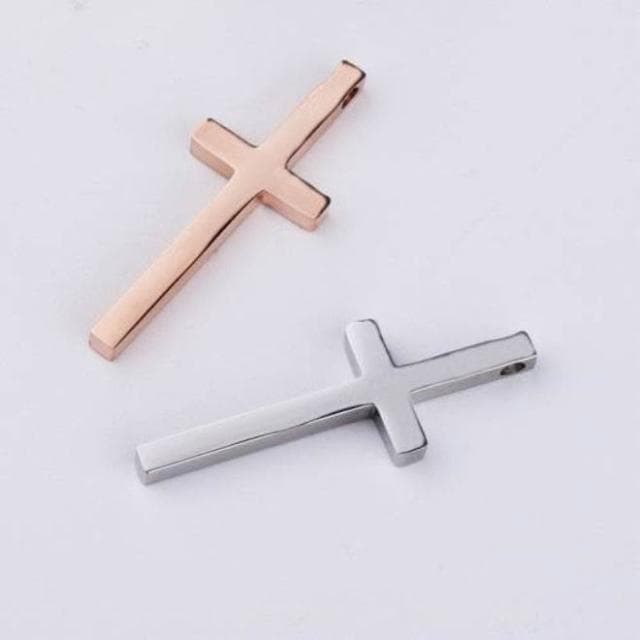  【經典款限量醫療鋼十字架項鍊】 基督教 福音禮品 受洗禮物 生日 聖誕節 禮物 耶穌 搬家喬遷 聖經故事 恩典之約禮物