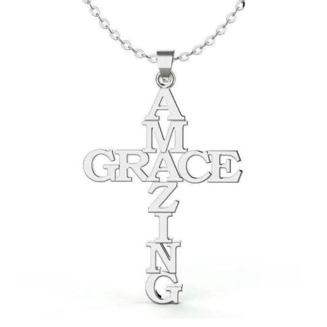 【amazing奇異恩典】鋼項鍊 基督教 福音禮品 受洗禮物 生日 聖誕節 禮物 耶穌 搬家喬遷 聖經故事 恩典之約禮物