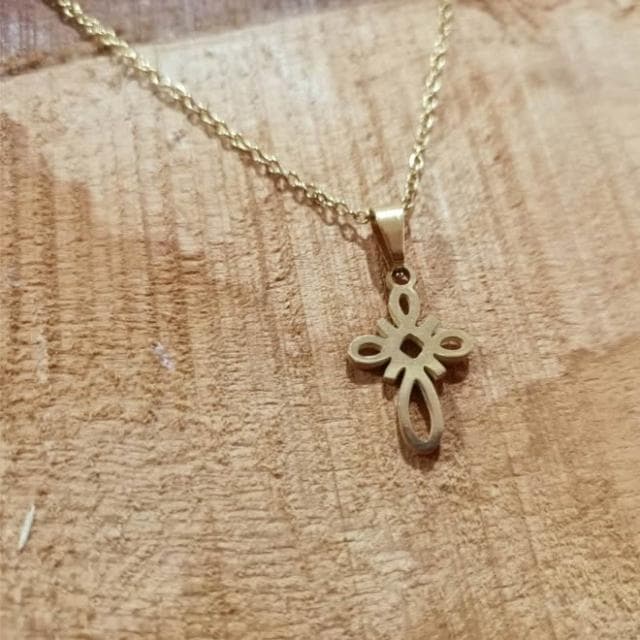 【無盡的愛】鈦鋼項鍊 — 基督教 福音禮品 受洗禮物 生日 聖誕節 禮物 耶穌 搬家喬遷 聖經故事 恩典之約禮物店