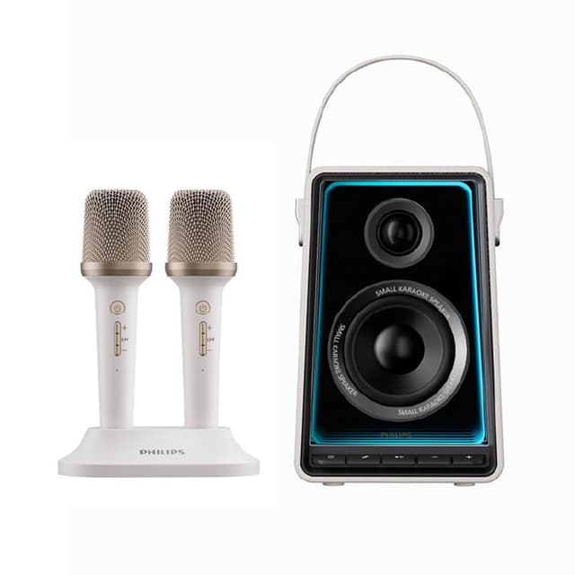 【Philips 飛利浦】【PHILIPS飛利浦】KARAOKE SET 無線藍牙雙人K歌音響 TAS5819/96 KTV