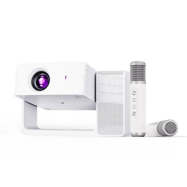 【宅造印象】家用迷你投影機 K歌藍牙音響 手機同步投影YS-302KTV 