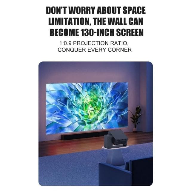 【宅造印象】家用迷你投影機 K歌藍牙音響 手機同步投影YS-302KTV