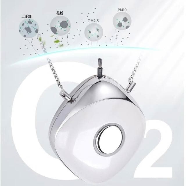 空氣清淨機 便攜式 穿戴式項鍊式 小型掛脖 USB 負離子產生器 淨化空氣