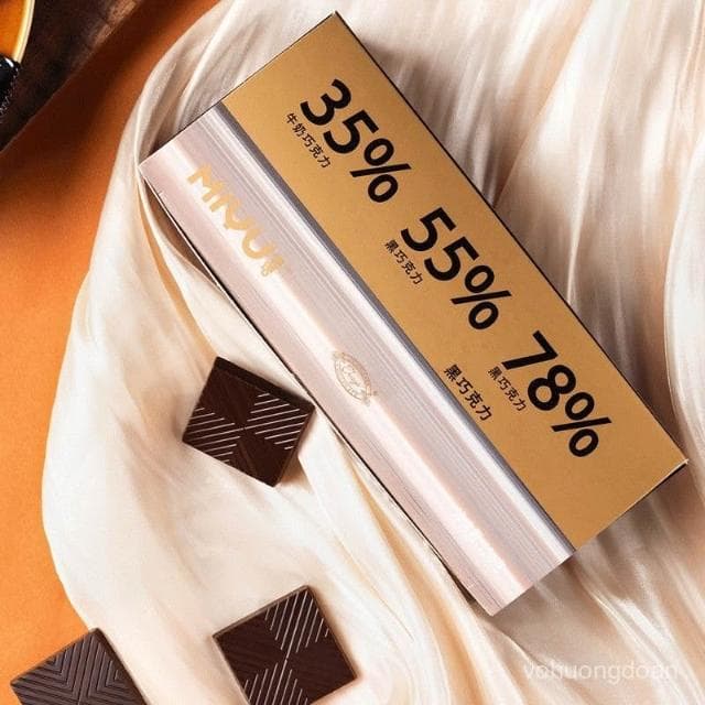 心心相印 迷語純可可脂黑巧克力薄片120g零食批髮宿捨糖果跨年貨必備小零食