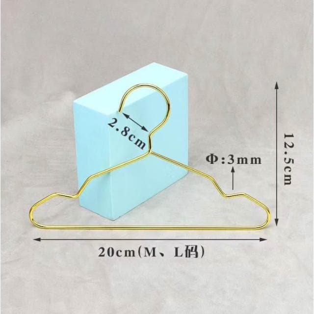 【汪喵森活】 北歐風 寵物衣架 質感金 金屬 質感衣架 嬰兒小孩衣架  精緻衣架 迷你衣架 小衣架 娃娃衣架 寵物