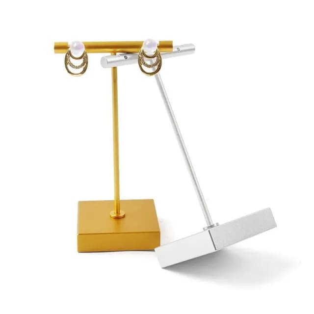 比比優 源廠 型鋁合金屬耳環架 櫃臺耳飾展示道具耳釘珠寶直播首飾展示架