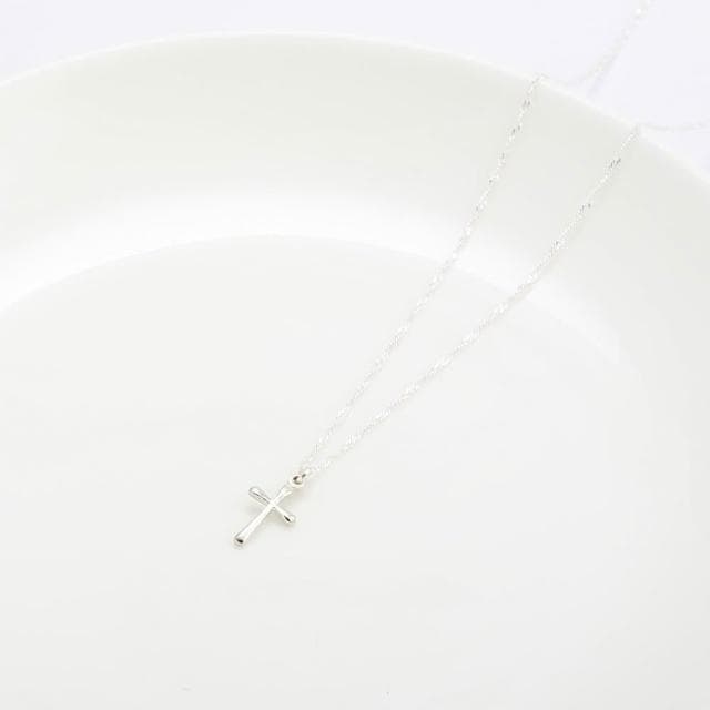 【Angel & Me】簡約 水滴 十字架 s925 純銀項鍊 生日 情人節禮盒