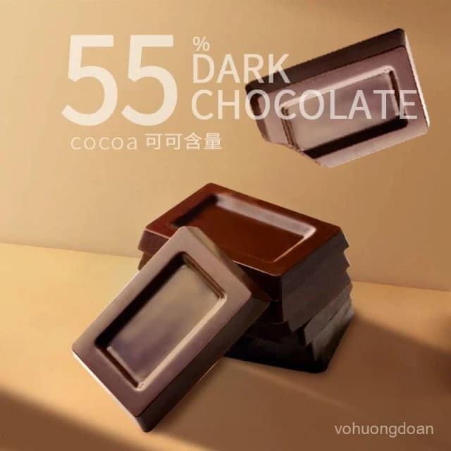心心相印 【健康美味】VCHOC黑巧克力純可可脂烘焙健身喜糖果零食送女友節日禮物禮盒裝