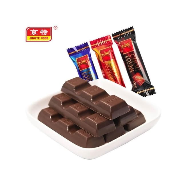 心心相印 【2218人好評】京特純黑巧克力糖果芳菲巧克力糖散裝結婚婚慶喜糖休閒巧克力零食