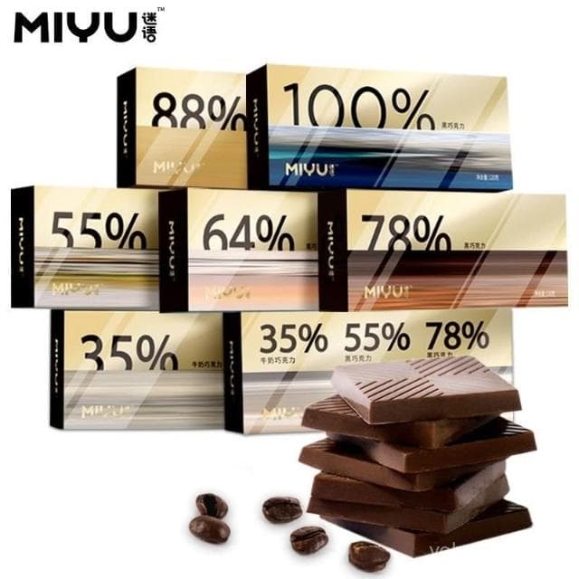 心心相印 迷語純可可脂黑巧克力薄片120g零食批髮宿捨糖果跨年貨必備小零食
