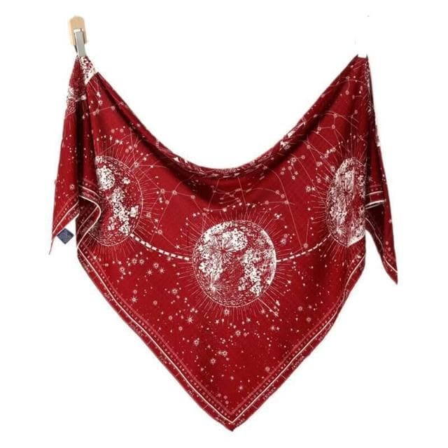 好夢想精品館  高檔真絲羊毛大三角巾印花大氣春秋氣質保暖辦公室圍巾女披肩