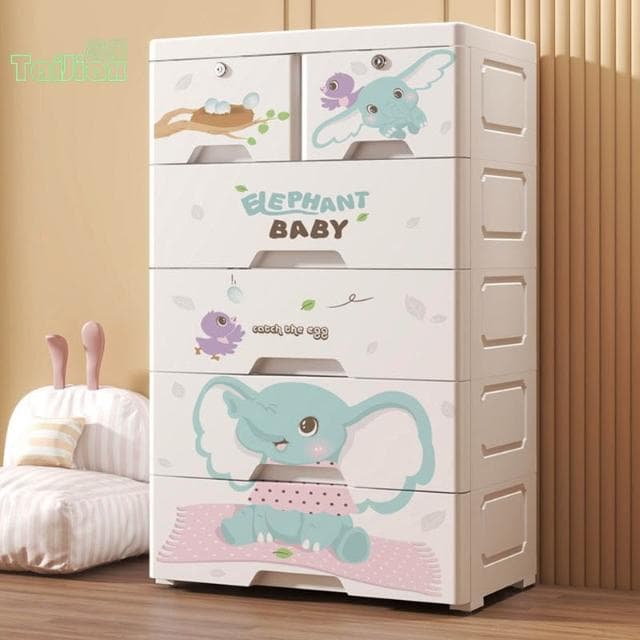 加厚塑膠抽屜式收納櫃 寶寶衣櫃 嬰兒童整理箱 玩具多層五斗置物櫃子 抽屜櫃 五斗櫃 展示櫃 玩具櫃 雜物櫃 櫥櫃 架子