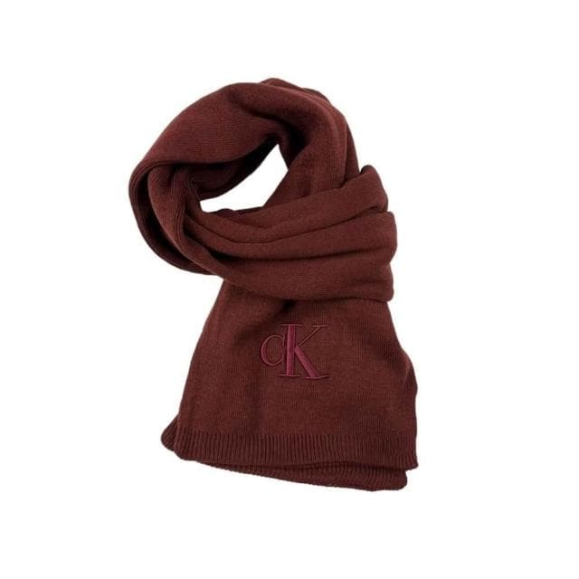 【CALVIN KLEIN】圍巾 CK 繡標 Calvin Klein 現貨 素色 情人送禮 保暖圍巾  @1398