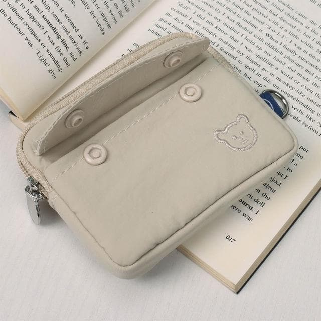 日韓拉鏈零錢防水收納包可愛簡潔大容量卡包駕駛證鑰匙扣零錢包旅行硬幣零錢包耳機包隨身袋小物件收納包零錢夾禮物迷你小包錢幣包