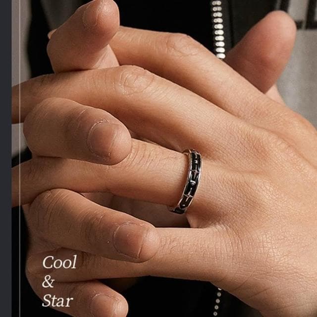 【Porabella】925純銀戒指 勝利星芒戒指 閃星戒指 小眾ins 可調開口式戒指 生日禮物送男友 銀戒Rings