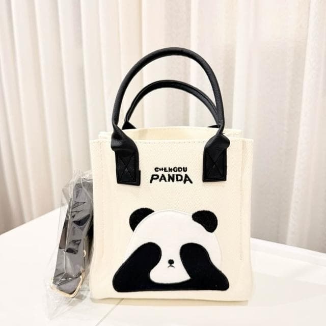 💫快速出貨💫2025新款 熊猫包包｜手提包｜單肩包｜硬挺帆布包｜迷你包｜爆款推薦｜情人節禮物