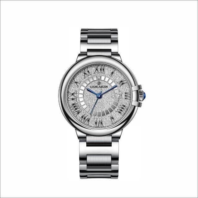 路易爵倫高級感情侶手錶批發精緻防水小眾輕奢鋼帶假機械石英手錶