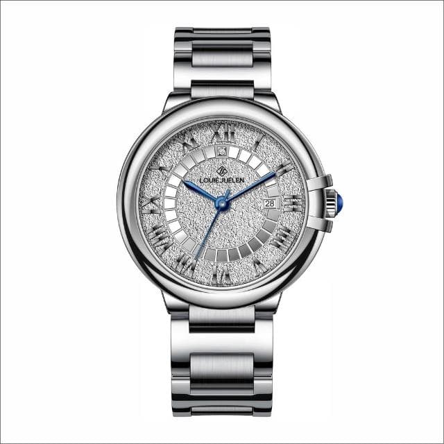 路易爵倫高級感情侶手錶批發精緻防水小眾輕奢鋼帶假機械石英手錶