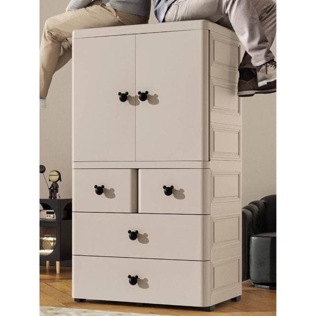 70/80cm特大加厚寶寶衣櫃嬰兒收納櫃簡易兒童衣櫥衣服整理儲物櫃