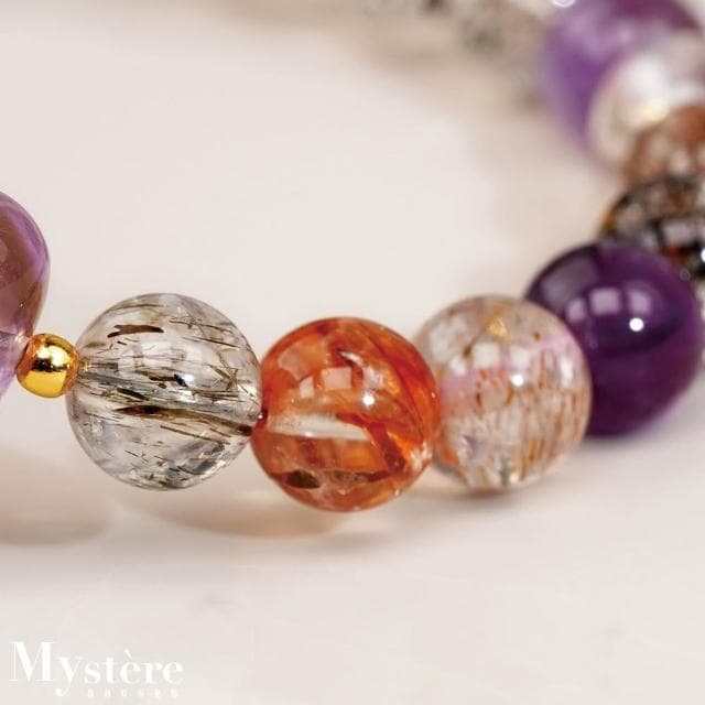 【my stere 我的時尚秘境】天然超七貔貅水晶手鍊 五路財神 全能轉運 招財手鍊 咬錢水晶