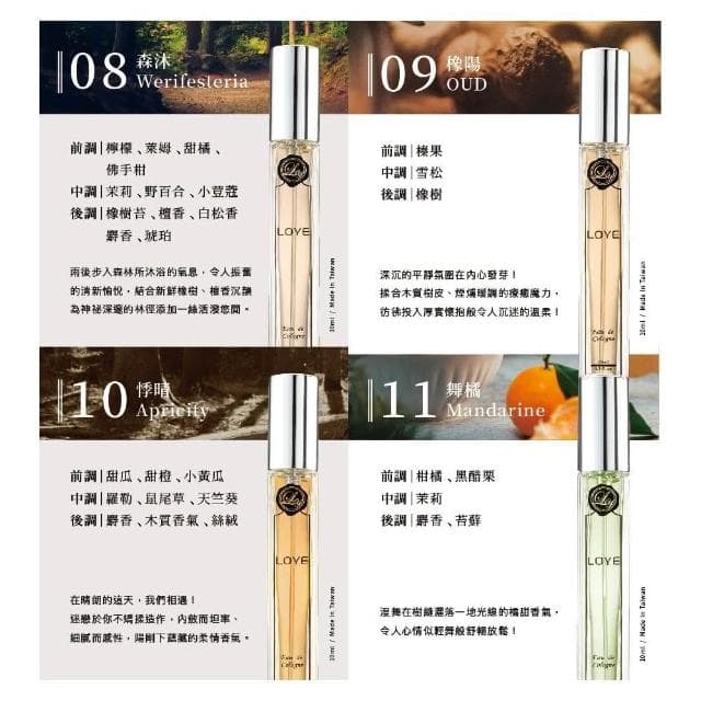 【LOYE 樂妍】朝霧迷惑香水禮盒組_任選6入 (朝霧迷惑香水10ml-6瓶)