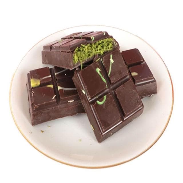 迪拜風格巧克力網紅零食麪包餡絲開心果奶巧味盒裝代可可脂50g/盒