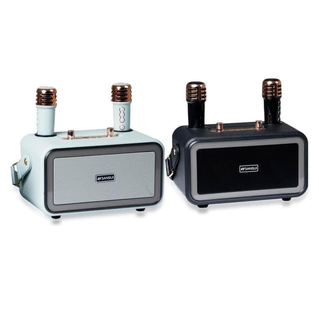 【SANSUI 山水】百變小歌姬｜無線行動KTV 藍牙喇叭 卡拉OK 一鍵消原音 SKTV-K33