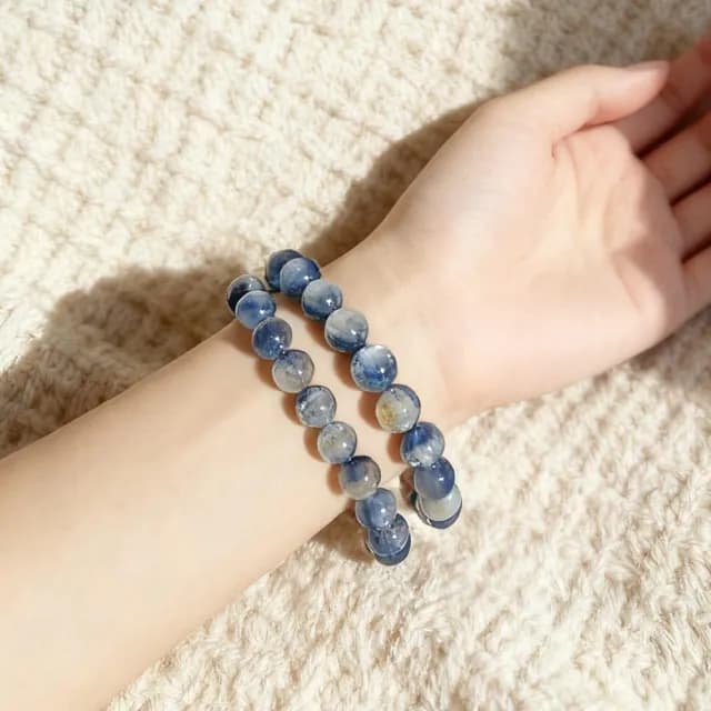 【Paiya 派亞】8-9mm血滴貓眼藍晶石手串手鍊