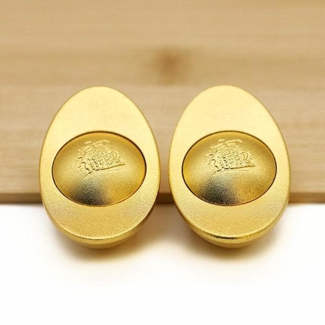 轉轉金元寶一錠招財沙金元寶 元寶 招財進寶 客廳裝飾品 店面開幕喬遷禮品 入厝送禮