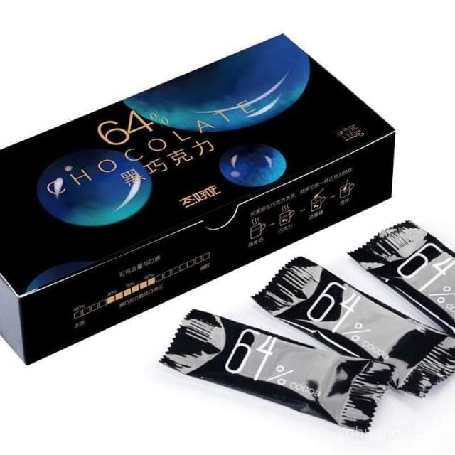 心心相印 100%純黑巧克力禮盒裝無蔗糖苦黑巧喜糖果散裝批髮網紅零食大禮包