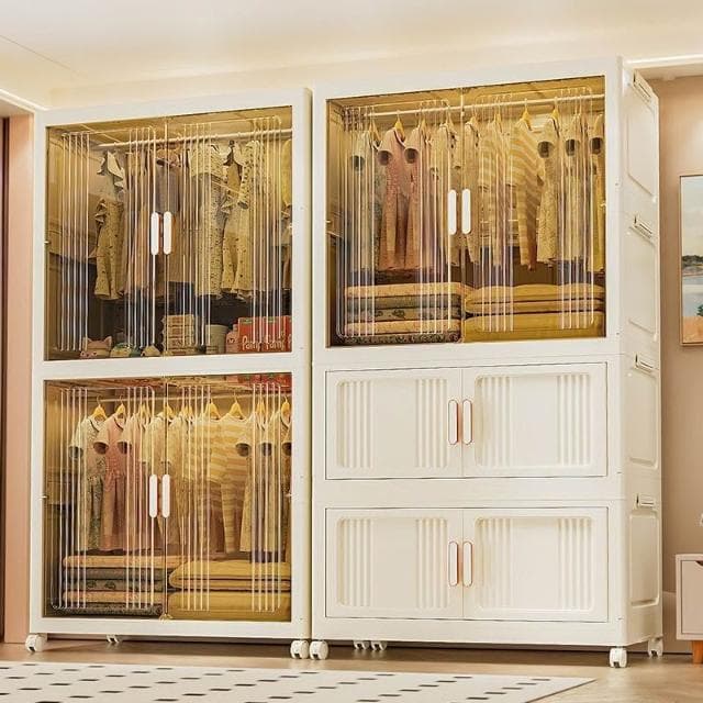 儒雅家具 免稅免運 免安裝寶寶衣櫃加厚嬰兒收納櫃家用零食整理箱衣服儲物兒童小衣櫥