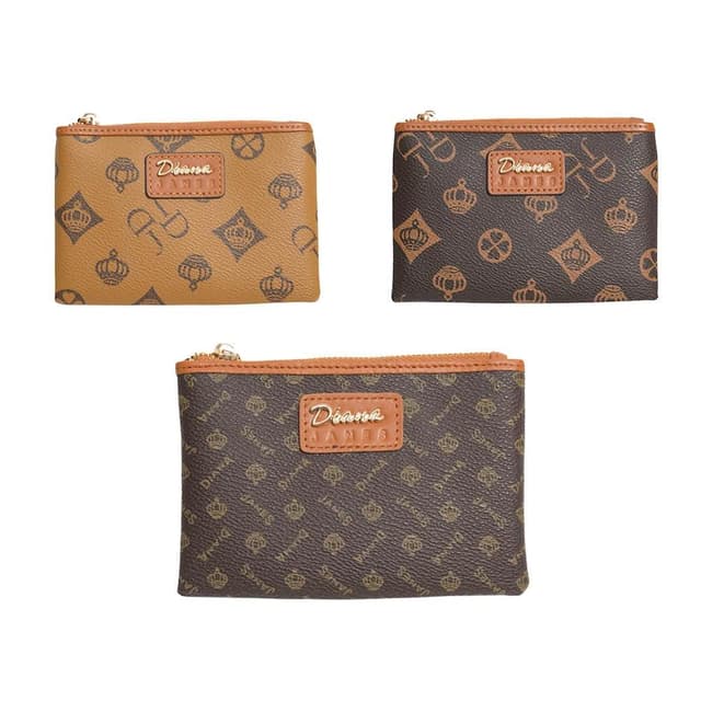 【DIANA JANES】黛安娜皇冠系列 經典防刮零錢包 鑰匙包 (138-144)(351-144)