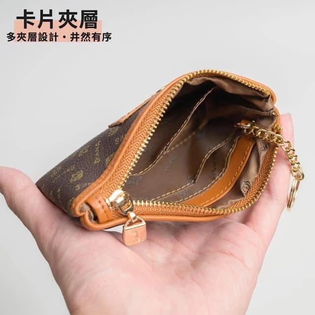 【DIANA JANES】黛安娜皇冠系列 經典防刮零錢包 鑰匙包 (138-144)(351-144)