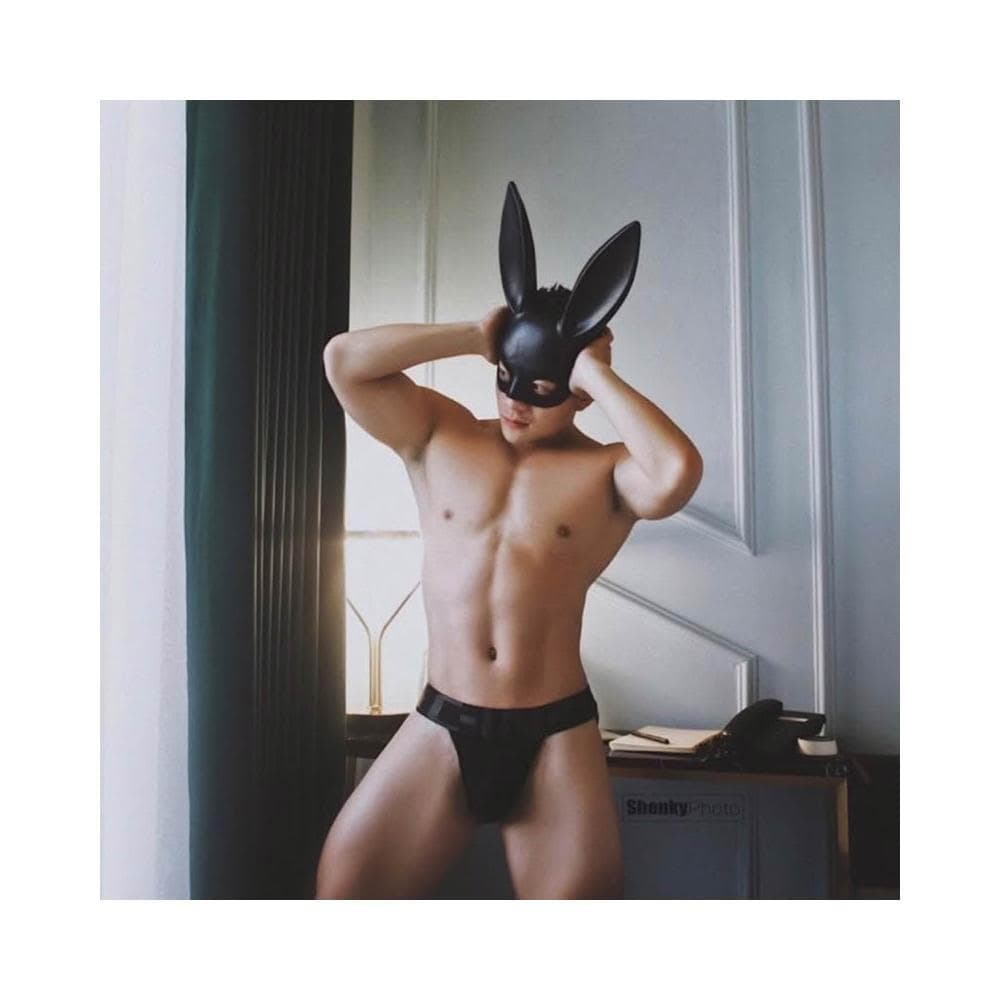 🕶️兔子變裝趴🕶️面具 兔子長耳朵表演party 性感面具 面罩 搞怪面具 禮物 生日禮物 兔女郎 兔子裝 角色扮演