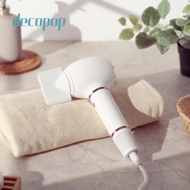 【decopop】美型負離子吹風機-兩色可選 DP-801